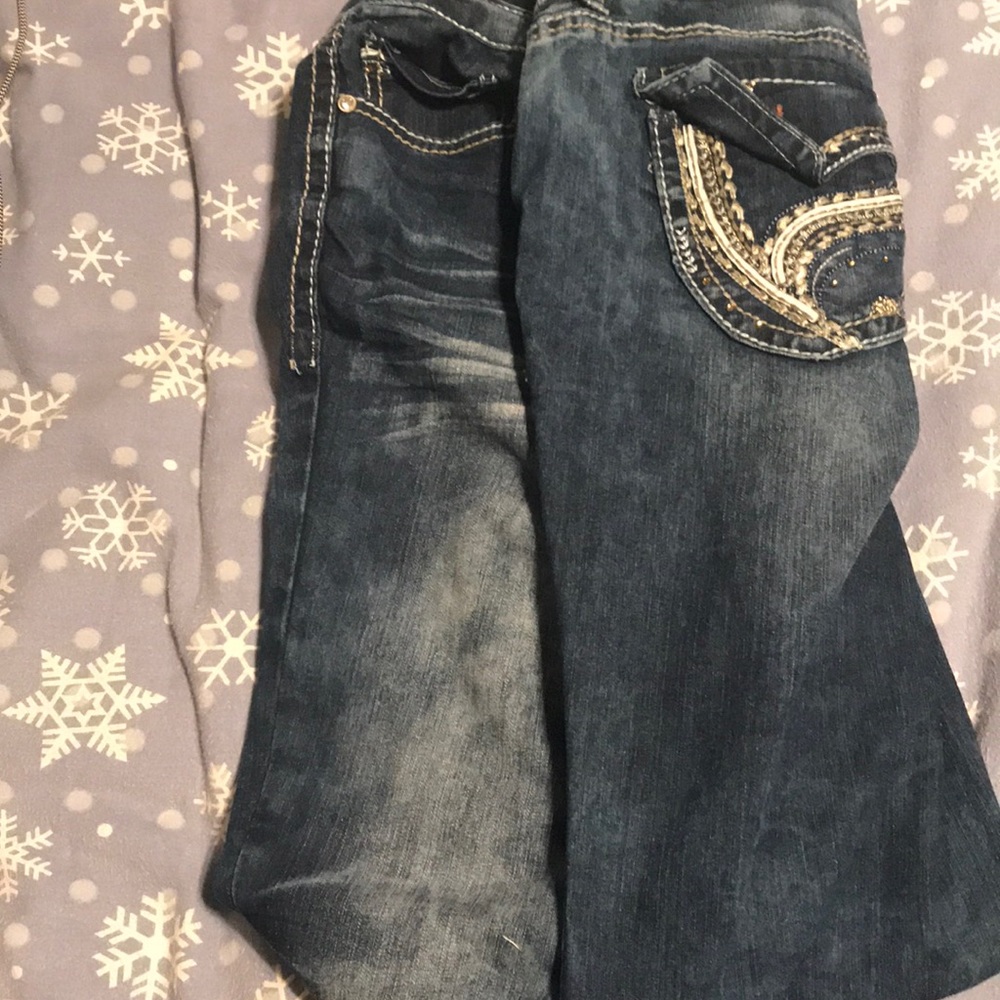 Jeans boot cut two different pairs